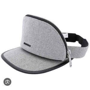 Burberry Zip Pocket-Detail Visor Hat